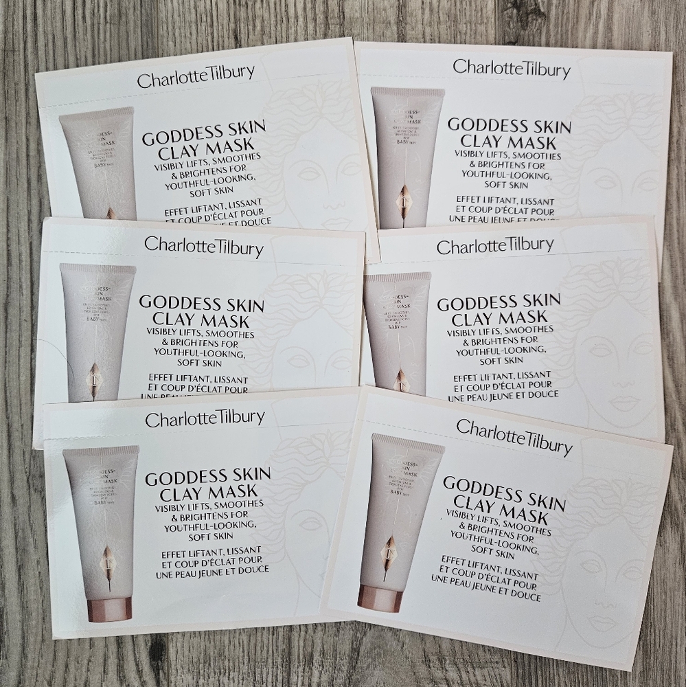 Charlotte Tilbury Goddess Skin Clay Mask Deluxe Samples